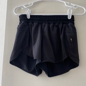 Lululemon Black running shorts